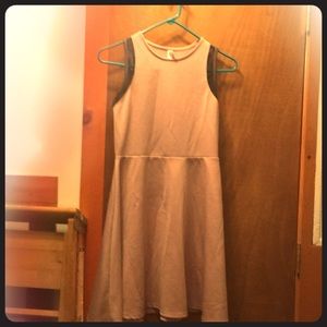 Pale pink empire waist sundress